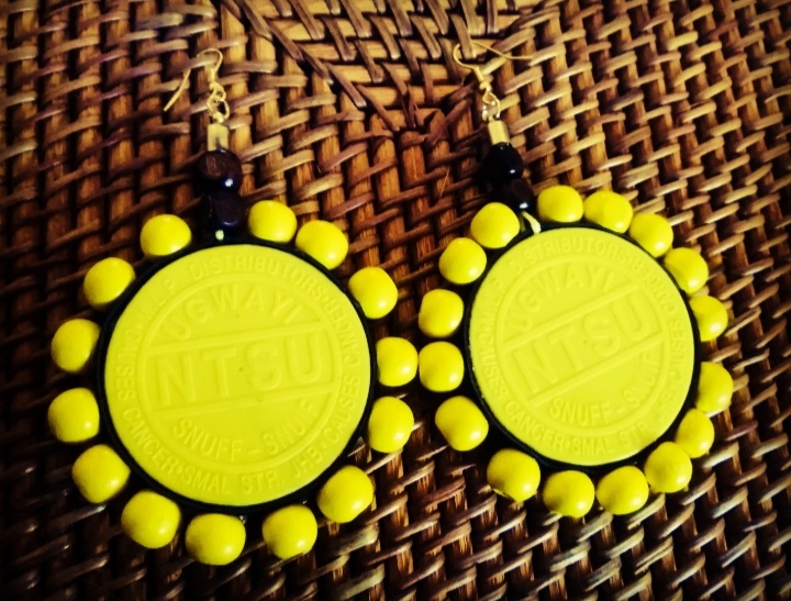 Ntsu-Beaded Hoops