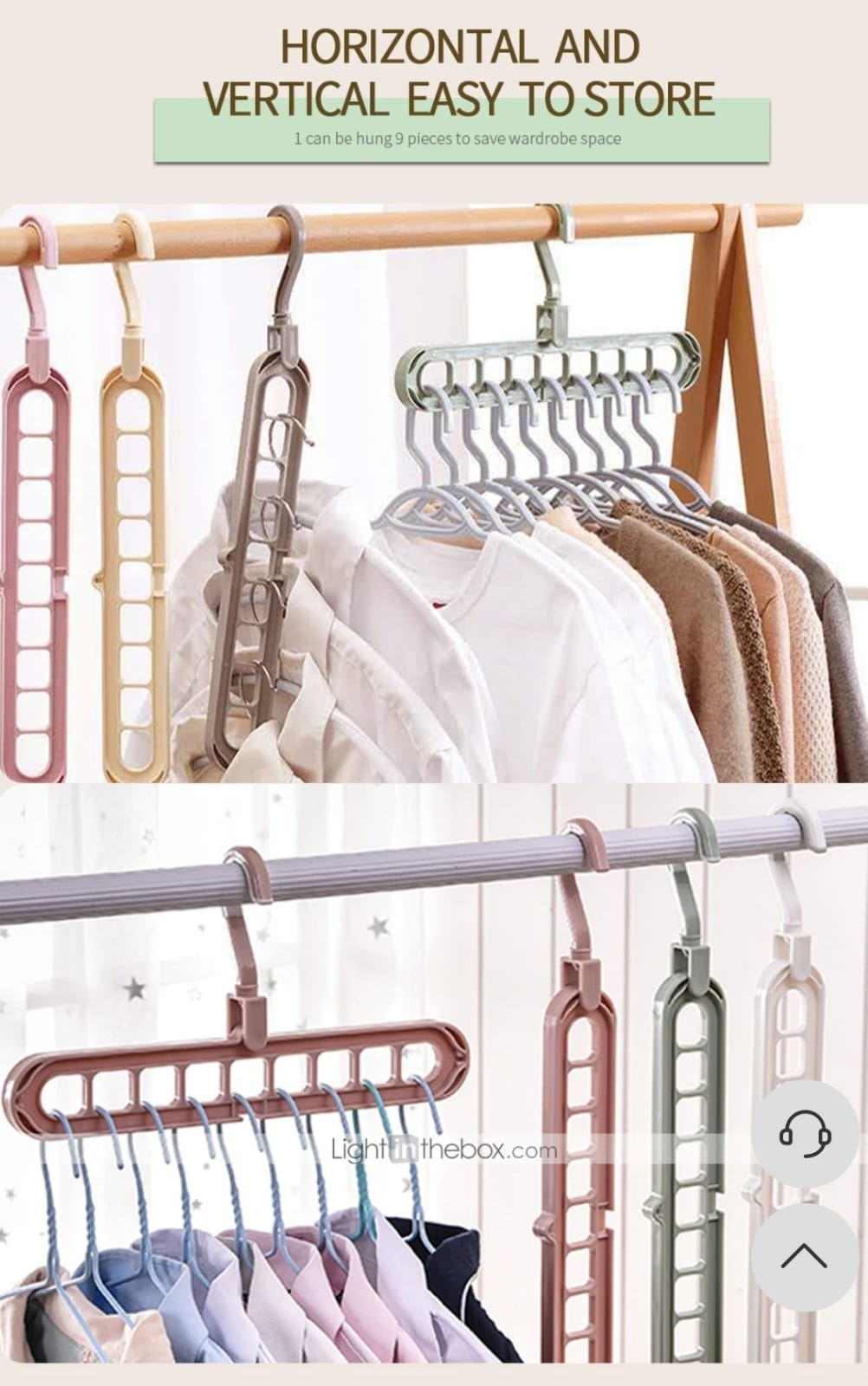 4 pieces of hangers
