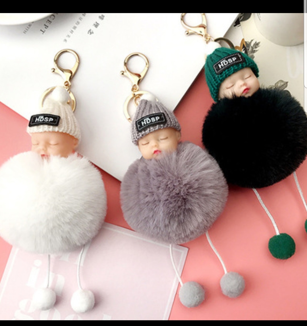 Puffy baby Key rings