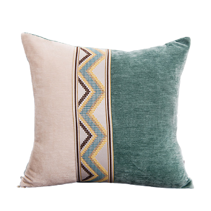 Cashmere Scatter Cushions Including Inner - 45x45cm - Light Green