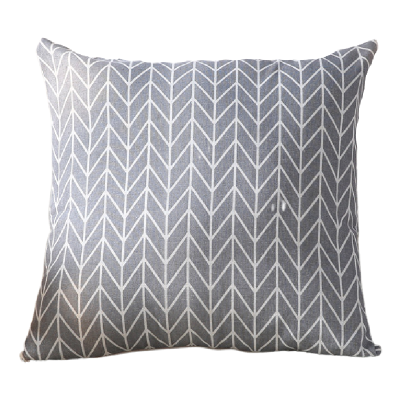 Linen Cushions Double-Sided Printing -50 X 50cm - Grey Arrow
