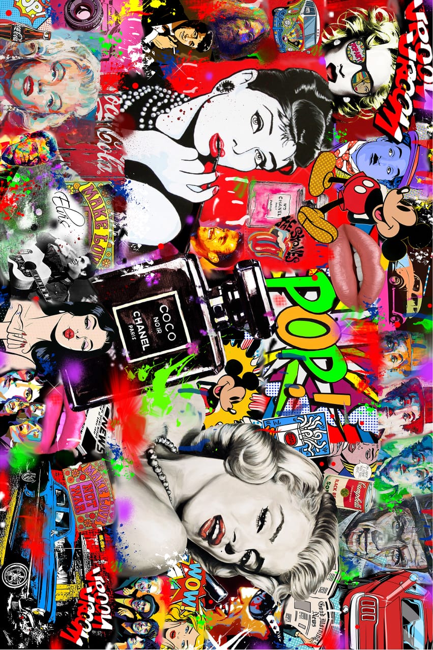 A3-Pop Art Canvas