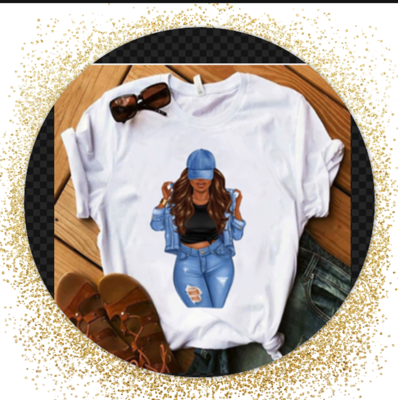 3D/HD LADIES CHARACTER TSHIRT