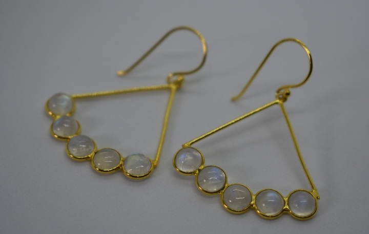 The Tori - Moonstone Earrings